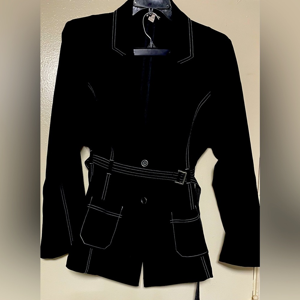 Black pant suit